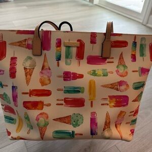 Colorful Ice Cream Tote Bag